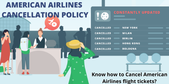 American Airlines Flight Cancellation Policy - Cancel your Flight Ticket with American Airlines Updated Policies